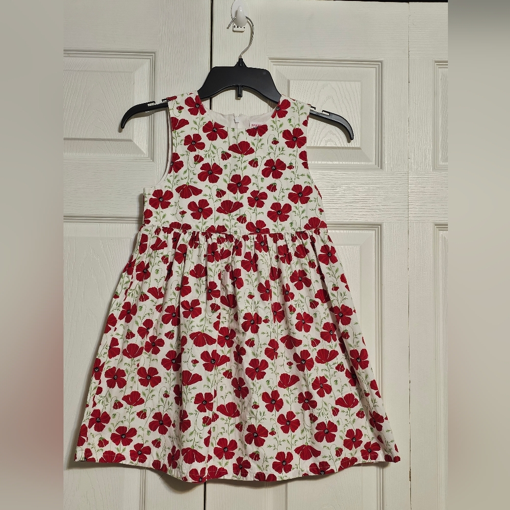 Vintage Adorable 2002 Gymboree "Poppies" Floral Dress - XX-Large (7 Years)